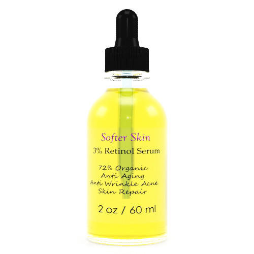  Retinol 3% Clinical Strength Organic Hyaluronic Acid Retinol Aging Wrinkle 2 oz