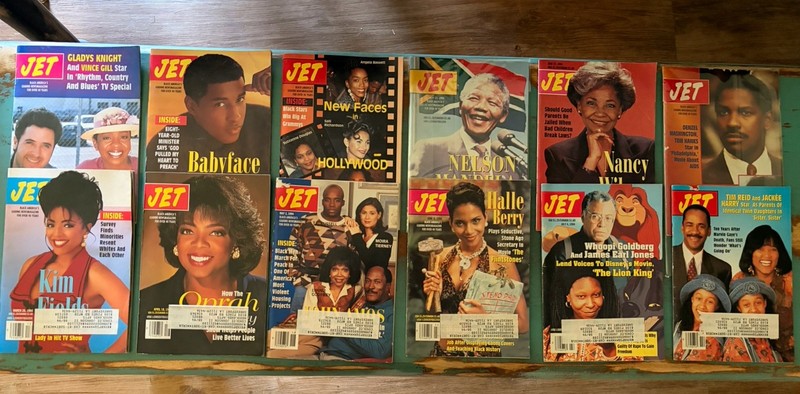 JET Magazine Lot 12, 1994 Black Americana Kim Fields Halle Berry Mandela