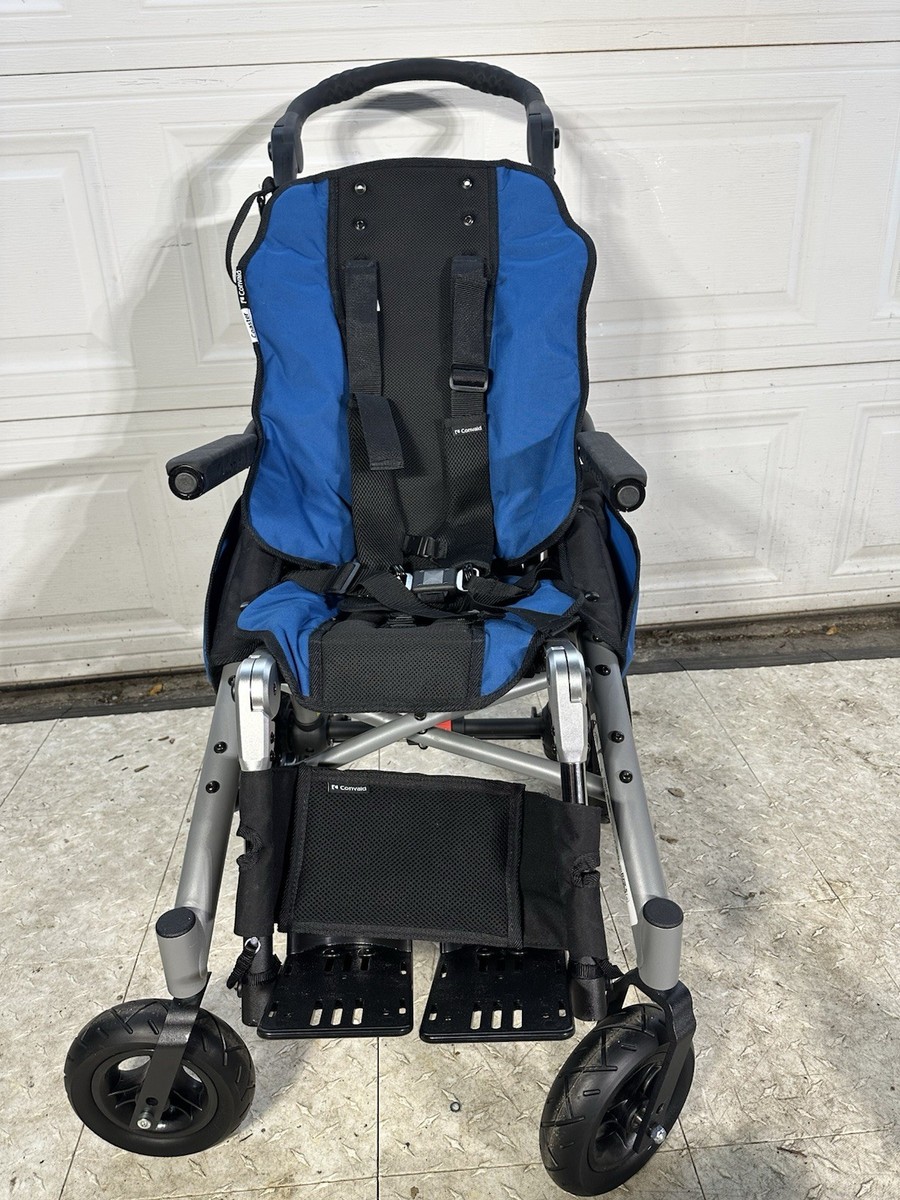 New 2025 12” Convaid Coaster Scout Folding Wheelchair Stroller