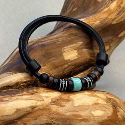 Surferarmband Lederarmband Herrenarmband Damenarmband Surfschmuck Armband Surfer