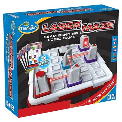 Thinkfun Laser Labyrinth - Strahlbiegendes Logiklabyrinth Spiel Brettspiel Familienspaß Spiel