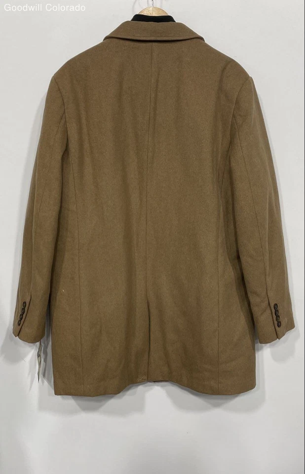 Dockers Mens Brown Long Sleeve Button Front Pockets Outdoor Overcoat Size XL - Image 2 of 4