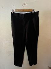 Everlane Women's Dress Pants Size 2 Black Solid Flat Front Regular Fit