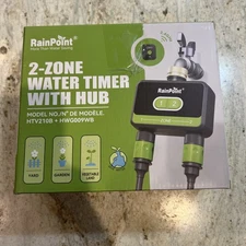 Rainpoint 2-ZONE WIFI WATER TIMER WITH SMART HUB HTV210B + HWG009WB