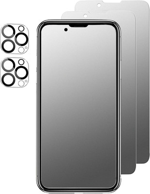 4 Pieces, 2 X Matte Screen Protector for Iphone 15 Pro Max (6.7 Inches) and 2 X