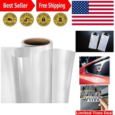 Clear Self-Adhesive Lamination Vinyl Roll 12" x 6ft - Waterproof  UV Resistant