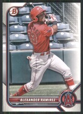 2022 Bowman Prospects #BP-38 Alexander Ramirez Los Angeles Angels 48793