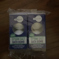 Lot Of 2 Epsom-It Epsom Salt Bath Bomb Muscle Recovery Soak Spa Relaxation
