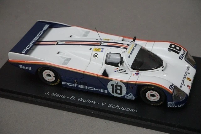 1:43 SPARK S0943 Porsche 962 C Le Mans 1987 #18 model car - Image 3 of 4