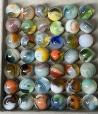 Lot Of 42 Vitro Agate Marbles 5/8 NM To Mint