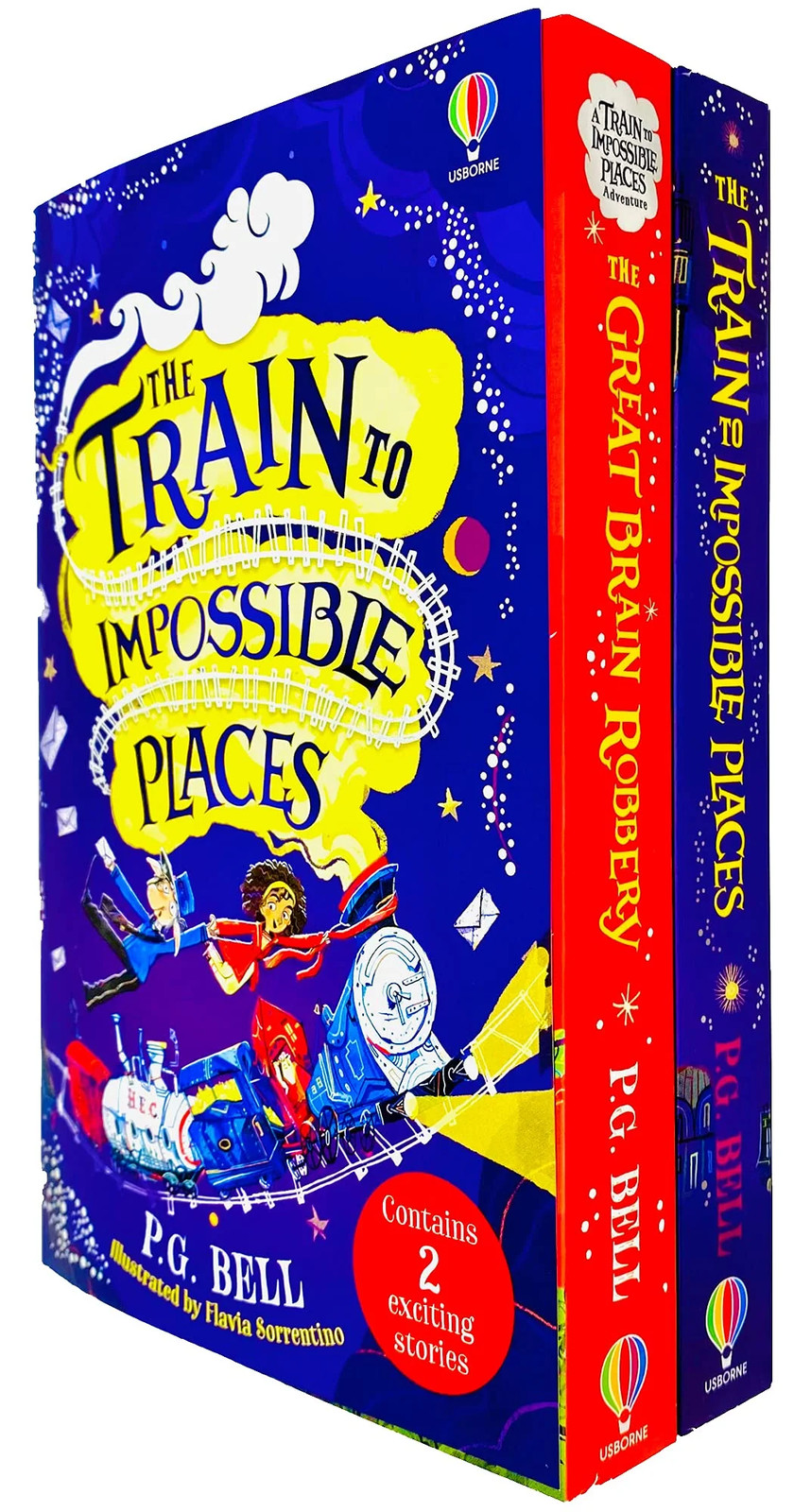 Train To Impossible Places 2 Books Set By P.G. Bell - Ages 7-9 - Paperback - Image 4
