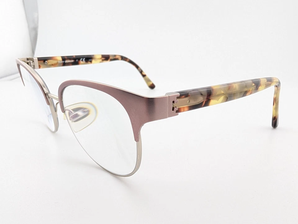 Tory Burch Eyeglasses, Frames Only, TY 1054 3230, 50-18-140, Pink/Silver/Marble - Image 4 of 4