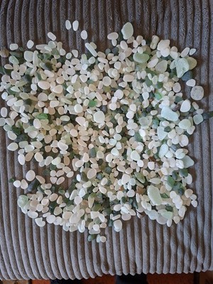 1 kg gemischtes unsortiertes Seaham Seeglas Lot 1