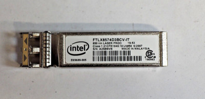 Intel  XYD50 FTLX8574D3BCV-IT 10GB SFP+ Optical Transceiver