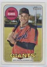 2018 Topps Heritage Minor League Edition Real One Heliot Ramos #ROA-HR Auto u6m
