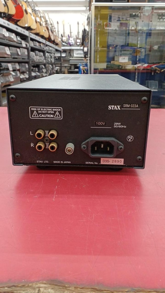 STAX SRM-323A Electrostatic Headphone Amp Pro-Bias 580V 60dB Gain