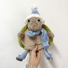 NWT Jellycat Timmy Turtle 'Skating' Soft Cuddly Toy With Dust Bag