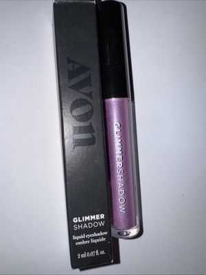 AVON GLIMMER SHADOW LIQUID EYESHADOW ~ CRYSTAL LILAC ~ NEW IN BOX ~ 2ml 0.07 oz.
