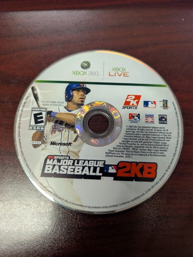 Major League Baseball 2K8 (Microsoft Xbox 360, 2008) NO TRACKING - DISC ONLY