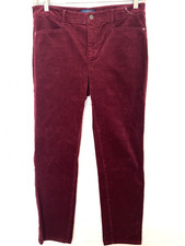 Talbots Simply Flattering Womens Pants Sz 10 Straight Leg High Waist corduroy