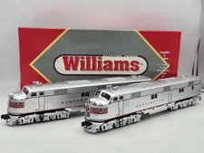 Williams O Gauge Burlington E7 A-A Diesel SET #9920 & 9924 TMCC UPGRADED - VIDEO
