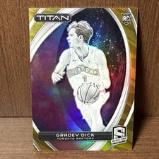 2023-24 Panini Spectra - Titan Gradey Dick #83 Gold Prizm /10 (RC)