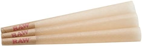 Raw Cones King Size Classic Rolling Papers & Tips, 100 Pack