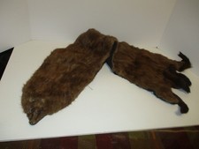 Real Fur Red Fox Brown Vintage Full Body Stole Shawl