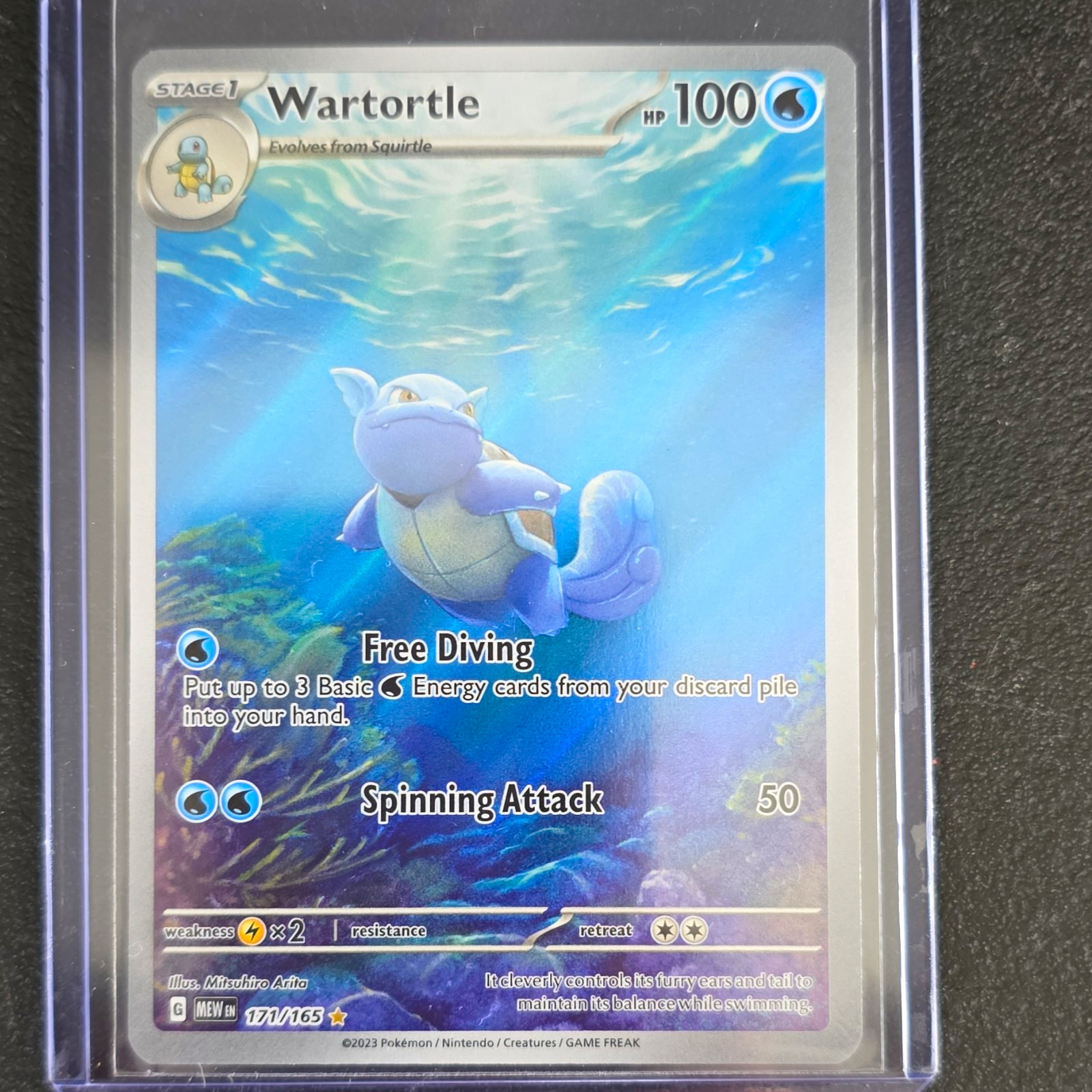Wartortle 171/165 Sv: Scarlet & Violet 151 Holo