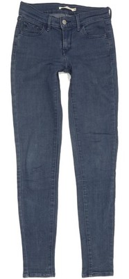 Levi's 710 Super Damen Jeans blau Skinny Slim Stretch W26 L30 (92329)