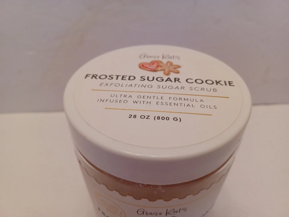 Exfoliante corporal exfoliante para raíces de hierba galleta de azúcar esmerilada 28 oz NUEVO SELLADO 27/08 Foto 4 de 4