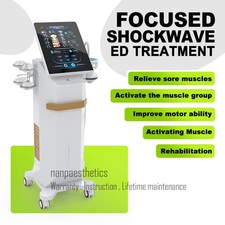 ESWT 10 Bar Focused Shockwave Therapy Machine For Muscle Pain Removal Treatment
