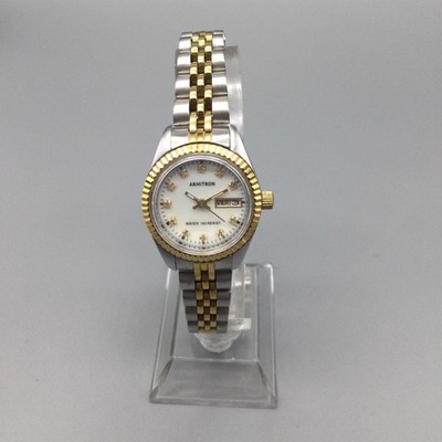 Armitron lady battery water resistant stainless steel w/stone Amazon.com: Armitron Women main image 3