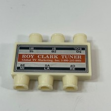 Vintage Roy Clark Tuner Pitch Pipe Global TV Marketing Guitar Tuning Tool Cream