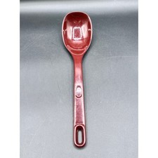Rubbermaid 7444 Dark Burgundy Brown Plastic Serving Spoon 11.5" Commercial NSF