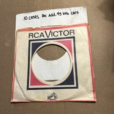 1 Company Sleeve Only Rca Victor Black Red White