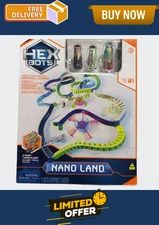 Hex Bots Nano Land Set w/ 2 Nano + 1 Nano Flash Series 1 NEW
