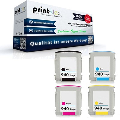 4x XL Tintenpatronen für HP OfficeJet Pro-8500 A Plus 8000 Wireless Premium