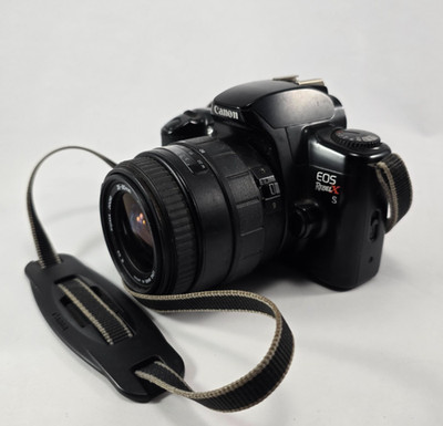 Canon EOS Rebel EOS XS Camera Black - UNTESTED - Sigma Zoom 35-80mm Lens