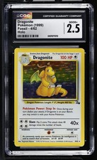 CGC 2.5 Dragonite 4/62 Fossil Holo Pokemon Card