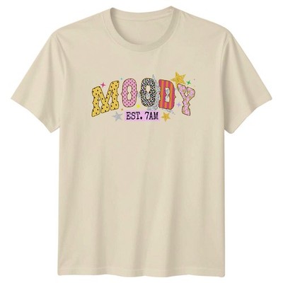 Stimmungsvolles T-Shirt lustig sarkastischer Humor Est 7 Uhr Retro Neuheit Geschenk für sie