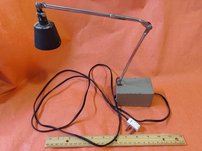 Vintage Tensor Classic Model 5975 Desk Lamp Neutral Gray/Black, Used