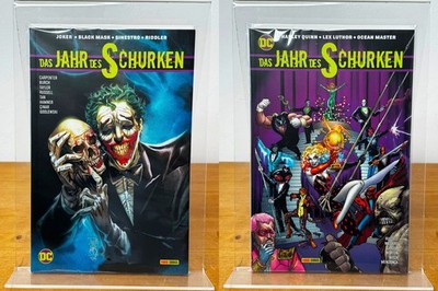 Das Jahr des Schurken Nr. 1 2 DC Comic 2020 Joker Harley Quinn Batman