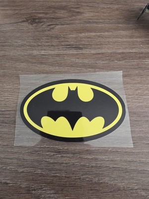 Batman Retro Vintage Raised UVDTF 3in Decal Made In The USA Waterproof 