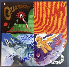 KING GIZZARD & THE LIZARD WIZARD SIGNED VINYL ALBUM QUARTERS AUTOGRAPH COA