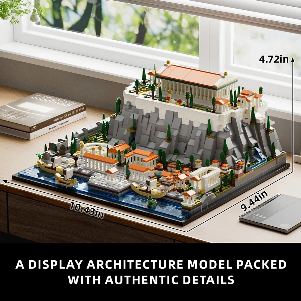 MOC Acropolis of Athens Building Blocks Collectible Architecture Set for Adults - Image 4 of 4