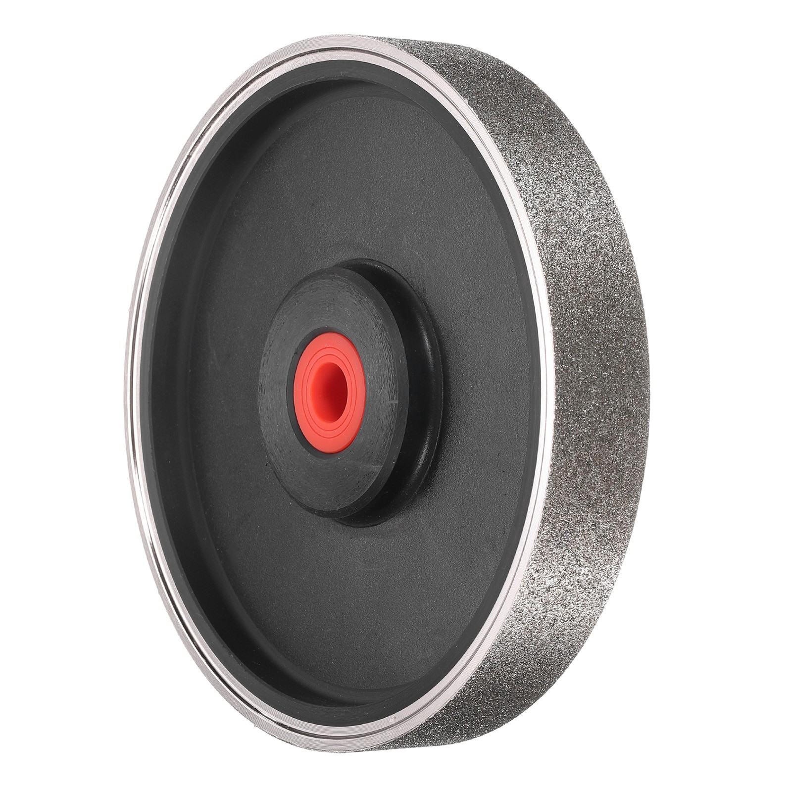 Diamond Lapidary Wheel 6 Inch x 1 Inch Arbor Hole 60 Grits with Reducer