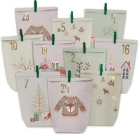 Adventskalender PapiertüTen Zum BefüLlen 24 StüCk Kraftpapier Geschenk Kinder