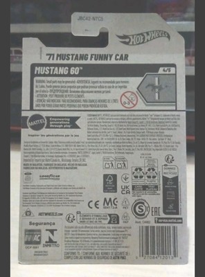 HOT WHEELS 2025 Case H Super Treasure Hunt STH '71 Mustang Funny