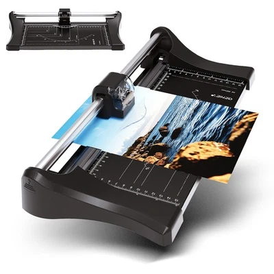 GENIE RC 08 Plus Rollenschneider DIN A4 10 Blatt Wellenschnitt Perforation Falz